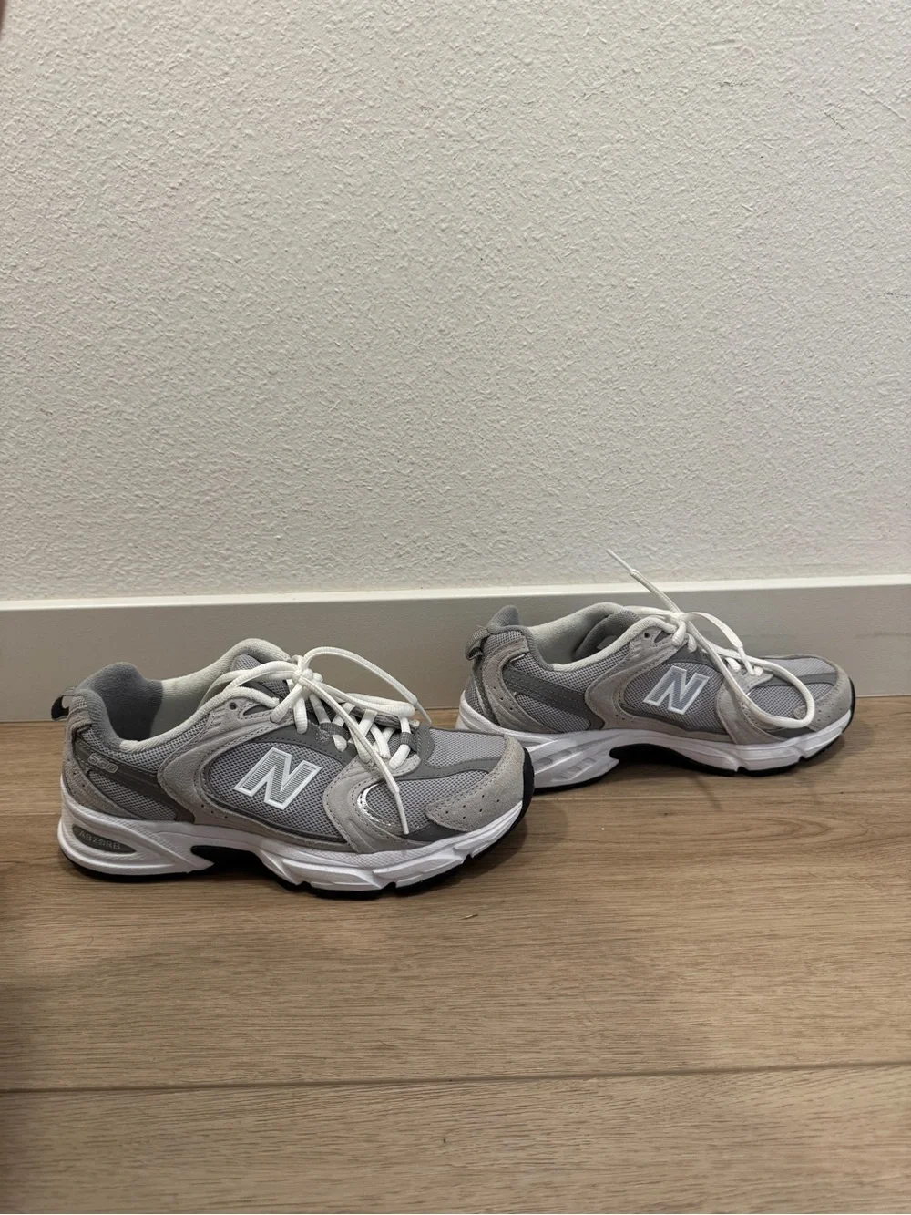 New Balance 530 Gray and White Sneakers